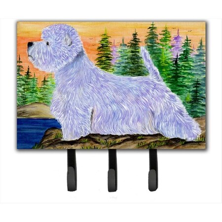 Carolines Treasures Westie Leash Holder or Key Hook SS8418TH68